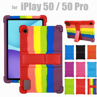 for iPlay 50 Pro Tablet Pad 10.4 inch Stand Cover Tablet Funda iPlay 50 10.4 2023 Soft Silicone Adjustable Stand Case