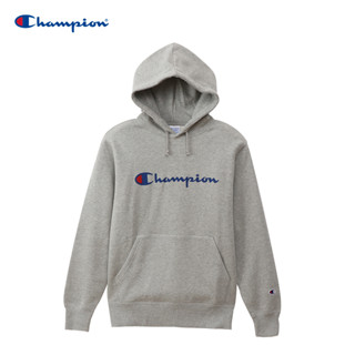 Champion เสื้อกันหนาวลําลอง มีฮู้ด ผ้ากํามะหยี่ขนนิ่ม สําหรับผู้ชาย