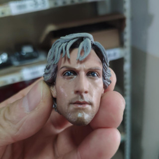 โมเดลฟิกเกอร์ 1:6 Head Sculpt Quicksilver Aaron Taylor-Johnson ขนาด 12 นิ้ว สีเงิน