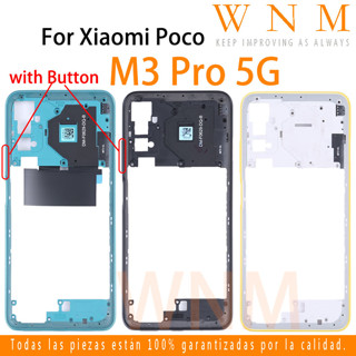 กรอบกลาง แบบเปลี่ยน สําหรับ Xiaomi Poco M3 Pro 5G M2103K19PG M2103K19PI