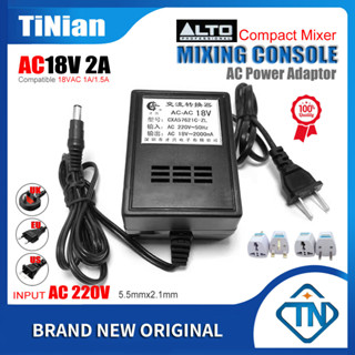 อะแดปเตอร์แปลงพาวเวอร์ซัพพลาย 220V เป็น 18V 2A AC/AC สําหรับ ALTO AMX-100 AMX-140 AMX-140FX 14 ช่อง