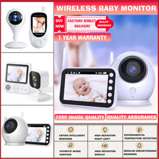 Video Baby Monitor 2.4G จอภาพเด็กวิดีโอแอลซีดีไร้สาย2.4 in、2.8 in、4.2 in นิ้วสองทางโทรคืนวิสัยทัศน์การตรวจสอบความปลอดภัย