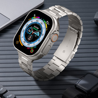 สายนาฬิกาข้อมือสเตนเลส สําหรับ Apple watch 49 มม. 45 มม. 41 มม. 38 มม. 40 มม. 44 มม. iwatch Series 8 7 6 5 4 3 SE Ultra