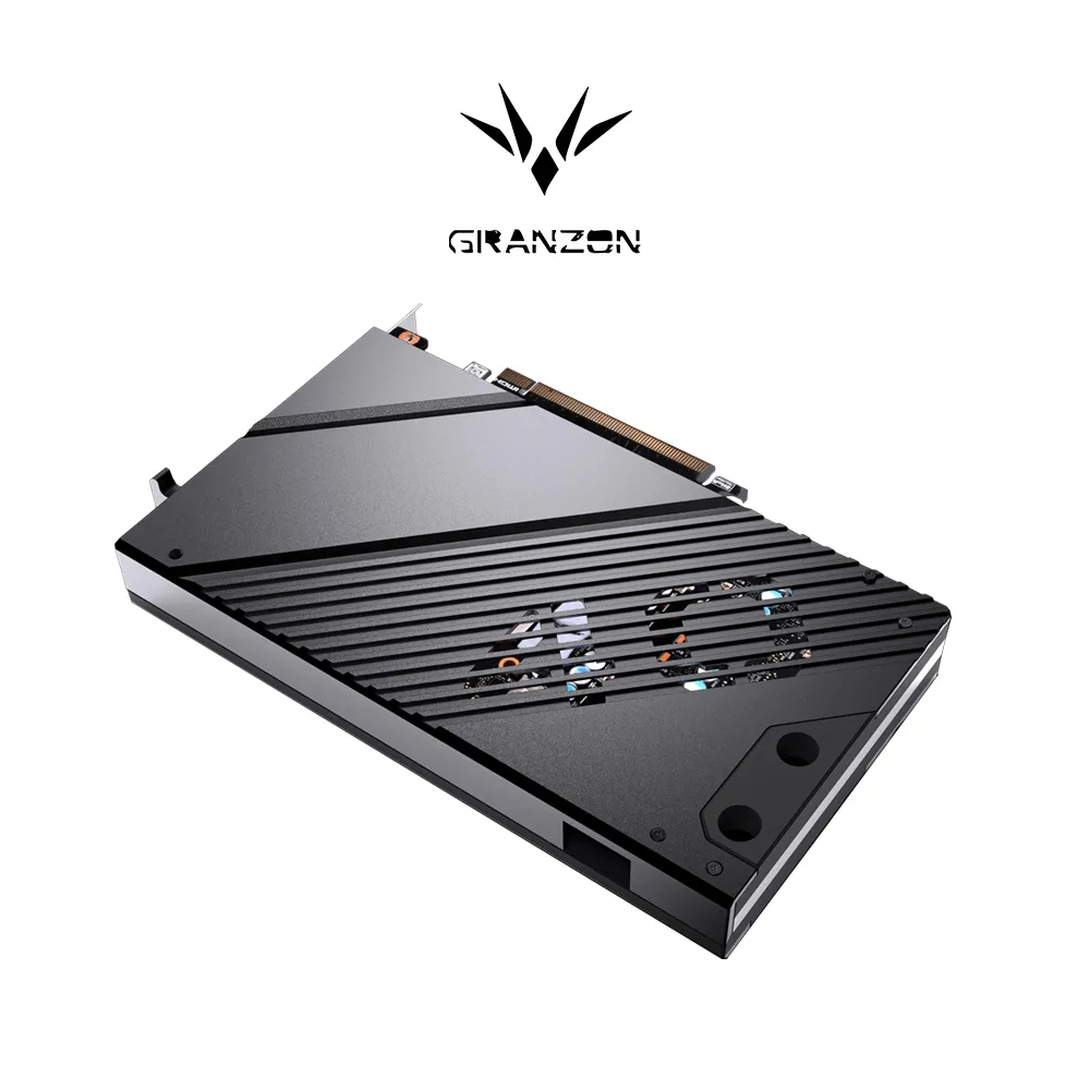 Granzon บล็อกน้ําระบายความร้อน สําหรับ GeForce RTX 4090 Battle AX GPU Card Copper Cooling Radiator GBN-IG4090ZF