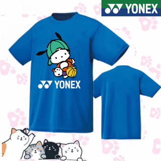 Yonex เสื้อยืดแขนสั้น ลายทีมแบดมินตัน วอลเลย์บอล Yonex สไตล์เกาหลี สําหรับผู้ชาย และผู้หญิง