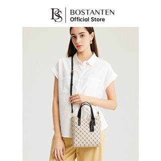 BOSTANTEN กระเป๋าแฟชั่น Bucket Tote กระเป๋าสะพายปรับได้