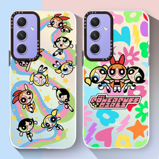 เคสโทรศัพท์มือถือ กันกระแทก ลายตํารวจตํารวจ Powerpuff girl สําหรับ Samsung Galaxy A73 A54 A53 A34 A33 A24 A23 A14 A13 A12 5G 4G