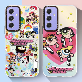 Casetify แท้ เคสโทรศัพท์มือถือ ซิลิโคนนิ่ม กันกระแทก กันรอยกล้อง ลาย Powerpuff Girls สําหรับ Samsung Galaxy A54 A34 A24 A14 A04 A04S A04E