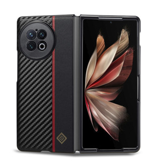 เคสโทรศัพท์มือถือหนัง Pu คาร์บอนไฟเบอร์ แฟชั่น สําหรับ VIVO X Fold 2 Fold2