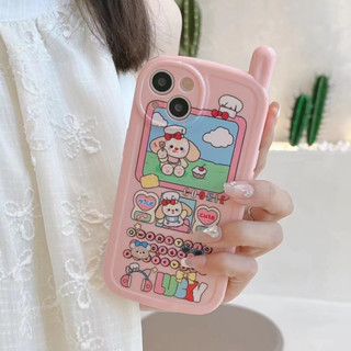 เคสโทรศัพท์มือถือ ลายน่ารัก สําหรับ iPhone 7 8plus x xr xsmax 11 pro max 12 12pro 12promax 13 13pro max 14 14plus 14promax