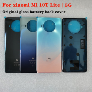 ใหม่ แท้ อะไหล่ฝาครอบแบตเตอรี่ กระจกนิรภัย สําหรับ Xiaomi Mi 10T Lite Xiaomi Mi10T Lite 5G