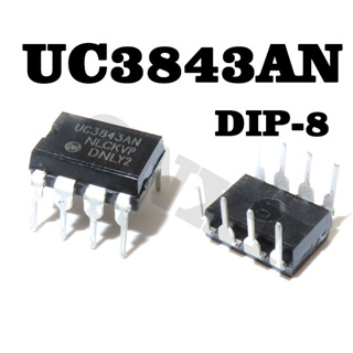 10 ชิ้น/ล็อ UC3843AN UC3843 DIP-8 Lcd ชิปจัดการพลังงานทั่วไป IC  ตต้นฉบับใหม่