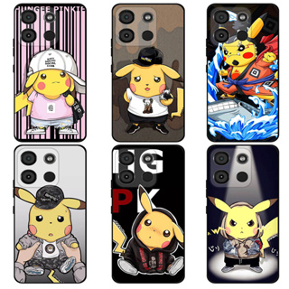 เคส Itel A60S Case การ์ตูน Pokemon Pikachu เคสซิลิโคน Soft TPU โทรศัพท์มือถือ Back เคส