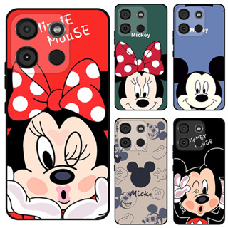 เคส Itel A60S Case การ์ตูน Mickey Minnie Soft TPU เคสซิลิโคน โทรศัพท์มือถือ เคส