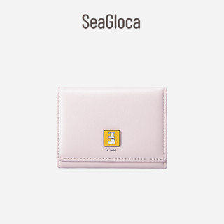 Seagloca ใหม่ กระเป๋าสตางค์ ใบสั้น หนัง PU สีพื้น เรียบง่าย แฟชั่นสําหรับสตรี No 1621