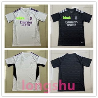 เสื้อกีฬาแขนสั้น ลายทีมชาติฟุตบอล Real RM Home away 23 24 ชุดเหย้า ไซซ์ S-4XL