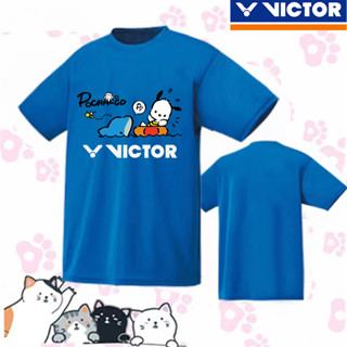 Victor 2023 ใหม่ เสื้อกีฬาแบดมินตัน เสื้อเทนนิส แห้งเร็ว สไตล์เกาหลี สําหรับผู้ชาย และผู้หญิง