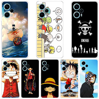 เคสโทรศัพท์มือถือ ซิลิโคนนิ่ม แบบบางพิเศษ ลายการ์ตูนอนิเมะ ONE PIECE สีสันสดใส สําหรับ Xiaomi POCO F5 Pro PocoF5