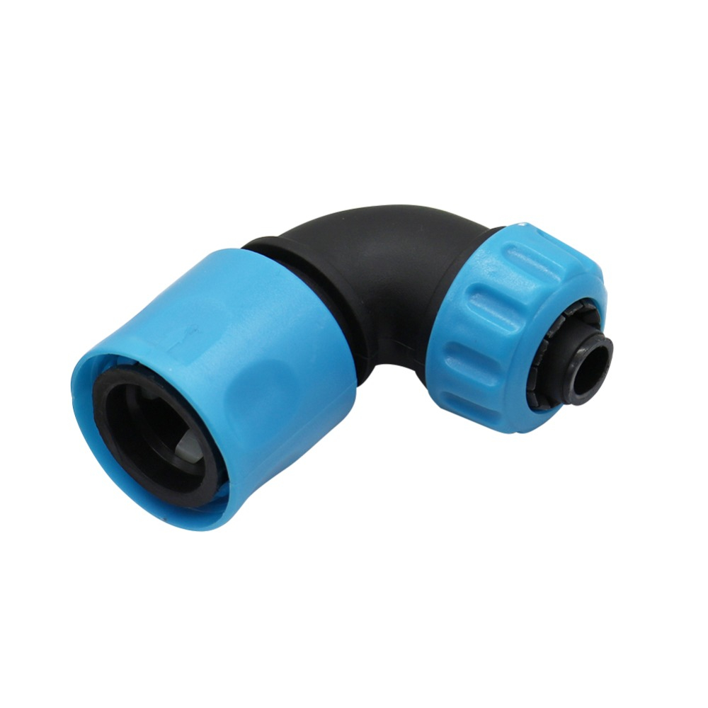 1 ชิ้น 1/2 "(12.5 มม.) ท่อ ABS Elbow Quick Connectors Garden Water Car Wash Joint