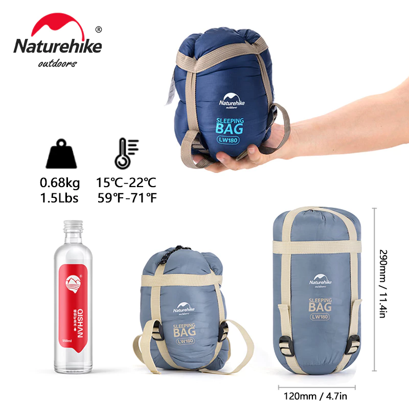 Naturehike LW180 ถุงนอนผ้าฝ้าย thumbnail 4