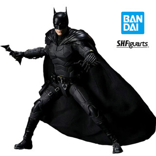 Bandai SHFiguarts The Batman 2022 โมเดลฟิกเกอร์ อนิเมะ Bruce Wayne ของเล่น ของสะสม