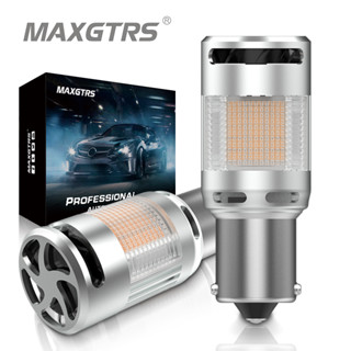 Maxgtrs หลอดไฟเลี้ยวรถยนต์ LED T20 W21W WY21W 7440 7440NA 12V 2 ชิ้น