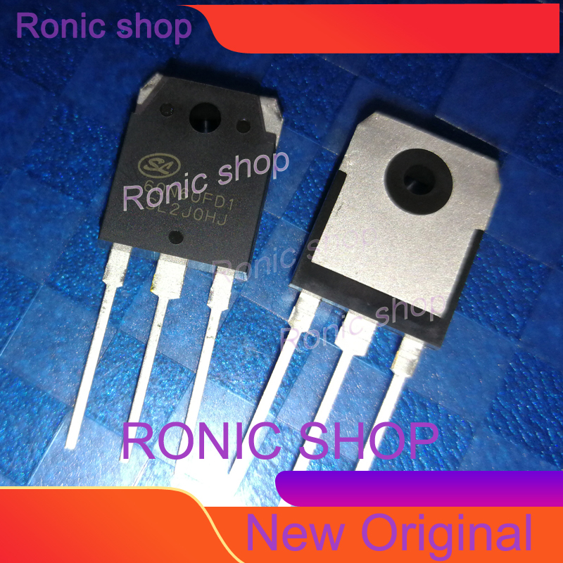 2pcs ใหม่ทรานซิสเตอร์ 60N60FD1 TO-3P 600V 60A IGBT สําหรับอินเวอร์เตอร์เครื่องเชื่อม 60A600V SGT60N6