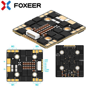 Foxeer Reaper Mini F4 BLHeli32 4IN1 60A ESC ตัวควบคุมการบิน สัญญาณหลายช็อต สําหรับโดรน FPV Freestyle Quadcopter ของเล่น 1 ชิ้น