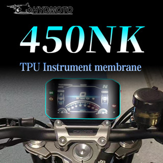 ฟิล์มสติกเกอร์ ป้องกันรอยขีดข่วน สีดํา สําหรับ CFMOTO 450NK