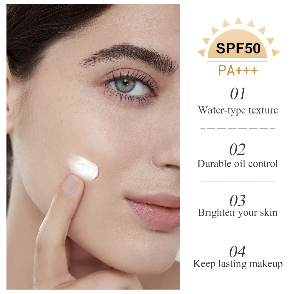 【ซื้อ 1 แถม 1】BSKM ครีมกันแดด Spf50 สำหรับผิวหน้าและผิวกาย ยูวี ครีมกันแดด ไวท์เทนนิ่ง โพรเทคชั่น รีเฟรชชิ่ง มอยส์เจอร์ไรซิ่ง สกินแคร์ 45ก thumbnail 9