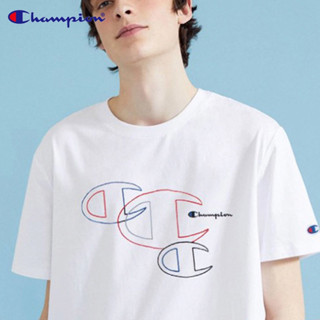 Champion Clogo เสื้อยืดแขนสั้น ผ้าฝ้าย พิมพ์ลายโลโก้ 3R3MI สําหรับผู้ชาย และผู้หญิง