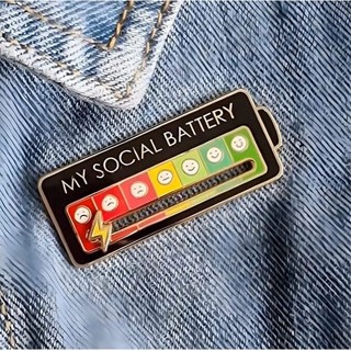 My Social Mood เข็มกลัดเคลือบ สร้างสรรค์ เครื่องประดับ ของขวัญ