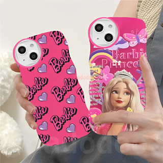 บาร์บี้ Cartoon Casing Redmi Note 12 11S 11 10s 10 Pro 9 8 10C 10A 9C 9S 9A 6A 5A POCO X5 M3 X3 X4 M4 Pro 4G F4 F5 5G NFC K40S Cute Barbie Princess doll BFF Dopamine candy color Wave Edge Fine Hole Airbag Shockproof Soft Phone Case Cover BW 79