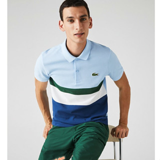 เสื้อคอปกปัก POLO เสื้อโปโลแขนสั้น Lacoste เสื้อโปโล สําหรับผู้ชาย