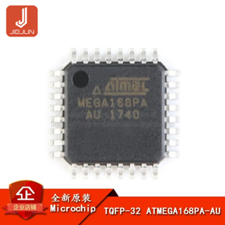 แผ่นไมโครคอนโทรลเลอร์ ATMEGA168PA-AU 8-bit 16K flash AVR TQFP-32