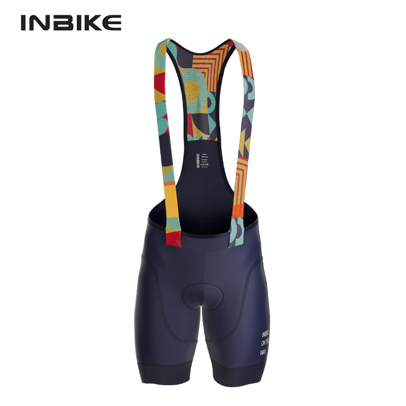 INBIKE กางเกงขาสั้น เอี๊ยมปั่นจักรยาน แบบมืออาชีพ สําหรับผู้ชาย เหมาะกับการขี่รถจักรยานเสือภูเขา – โปรปัง