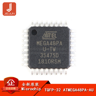 แผ่นไมโครคอนโทรลเลอร์ ATMEGA48PA-AU AVR TQFP-32