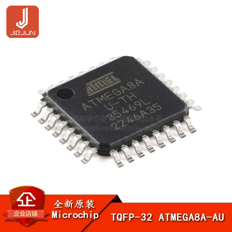 ชิปไมโครคอนโทรลเลอร์ ATMEGA8A-AU 8-bit AVR TQFP-32
