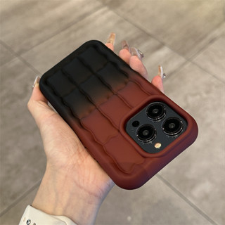 【Silicone soft case/Black】เคส compatible for iPhone 11 12 13 14 pro max case