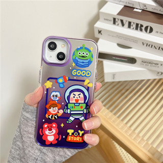 เคสโทรศัพท์มือถือนิ่ม ลายการ์ตูน Toy Story สําหรับ iPhone 11 12 13 14 15 PRO MAX iPhone14 iPhone14Pro