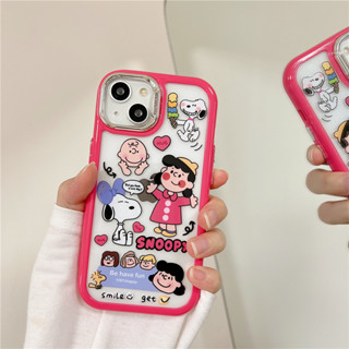 เคสนิ่ม ลายการ์ตูนสนูปปี้ สําหรับ iPhone 11 12 13 14 15 PRO MAX iPhone14 iPhone14Pro