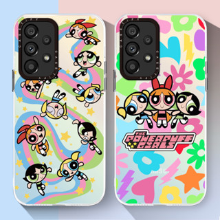 Casetify แท้ เคสโทรศัพท์มือถือ ซิลิโคนนิ่ม กันกระแทก กันรอยกล้อง ลาย Powerpuff Girls สําหรับ Samsung Galaxy A72 A52 A52S A32 A03 A03S A02S A22 A22S A12 5G 4G