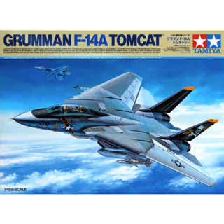 Tamiya 61114 ชุดโมเดลเครื่องบินรบ สเกล 1/48 U.S Navy Grumman F-14A Tomcat Fighter