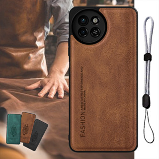 เคสโทรศัพท์มือถือหนัง พร้อมสายคล้อง ปรับได้ หรูหรา สําหรับ Itel S23