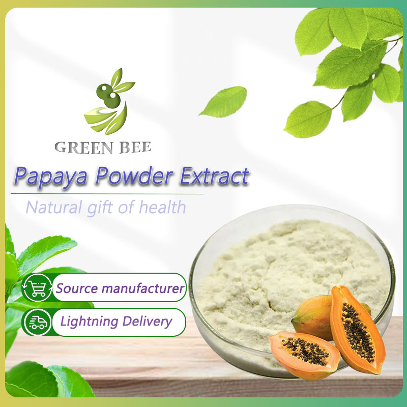 100/200g สารสกัดจากผงมะละกอคุณภาพสูง/Papain/Kosher-HALAL ได้รับการรับรอง