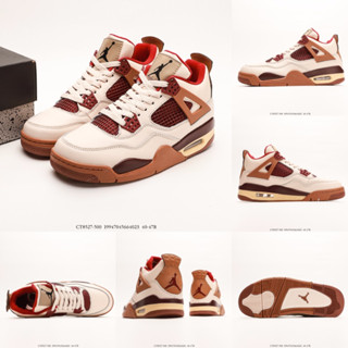 Air Jordan 4 Retro รองเท้าบาสเก็ตบอล อินฟราเรด สําหรับผู้ชาย CT8527-115