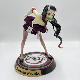 โมเดลฟิกเกอร์ PVC อนิเมะ Demon Slayer Kamado Nezuko Kimetsu no Yaiba ขนาด 23 ซม. ของเล่นสะสม สําหรับเด็กผู้หญิง