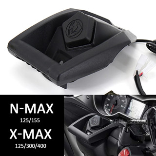 Nighthawk KNIGHT ที่วางโทรศัพท์มือถือ USB สําหรับ Yamaha NMAX XMAX 125 155 300 400