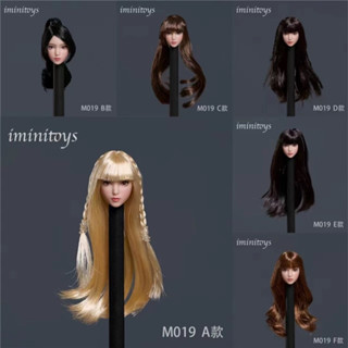 Iminitoys ประติมากรรมผิวขาว 1/12 ทหารตัวเมีย M019