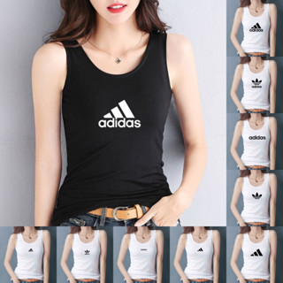 【จัดส่งรวดเร็ว】เสื้อกล้าม แขนกุด ทรงหลวม สีพื้น สําหรับผู้หญิง AD1